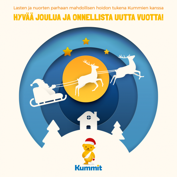 Kummien joulukortti